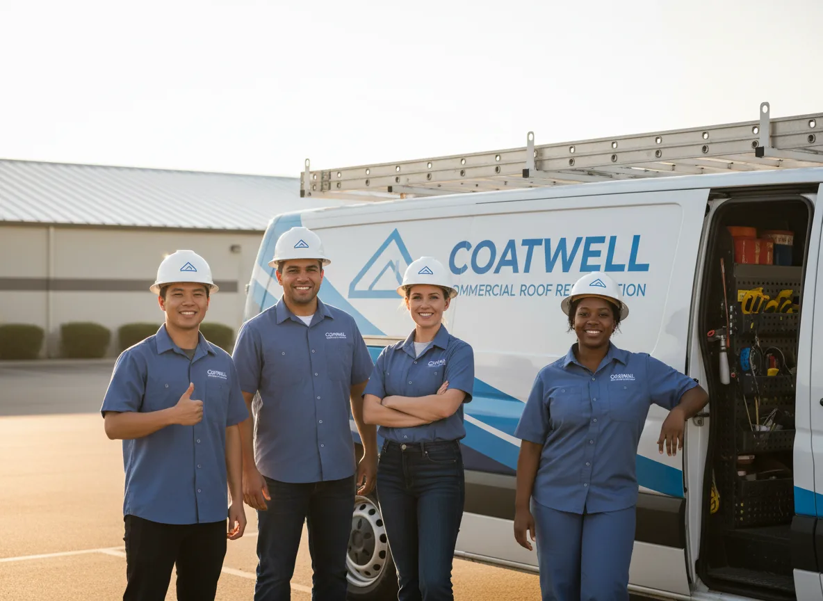 Commercial roof coating company in Holland, TX